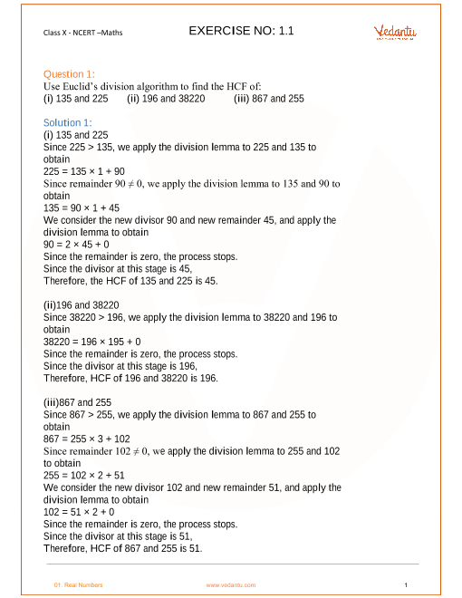 Worksheet On Real Numbers For Class 10 Pdf