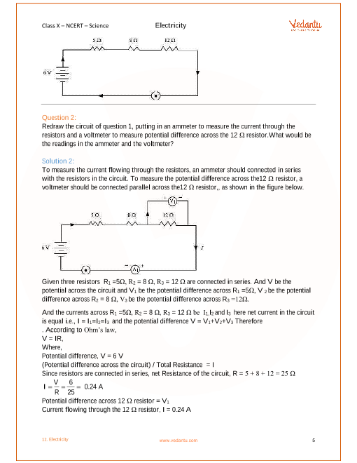 What Does An Electric Circuit Mean Class 10th Wiring Diagram