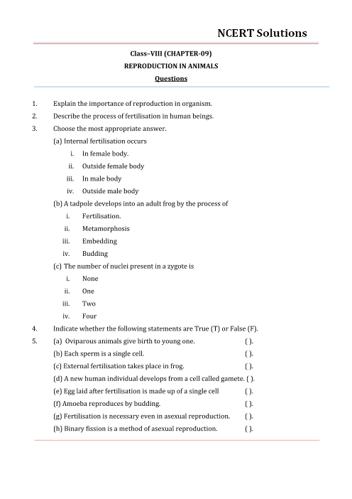 NCERT Solutions for Class 8 Science Chapter 9 ...