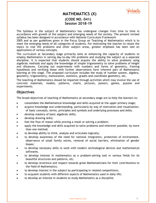 Cbse class 10 maths picture