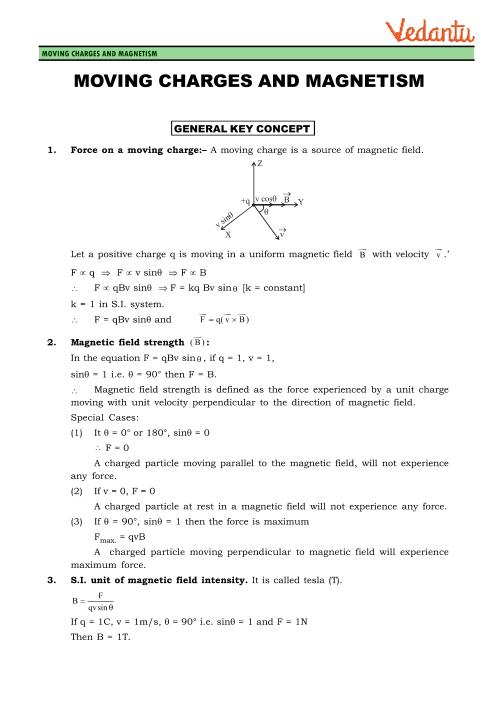 Formula Chart Of Physics Class 12