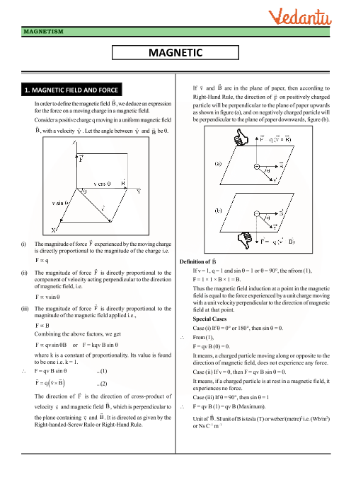 Formula Chart Of Physics Class 12