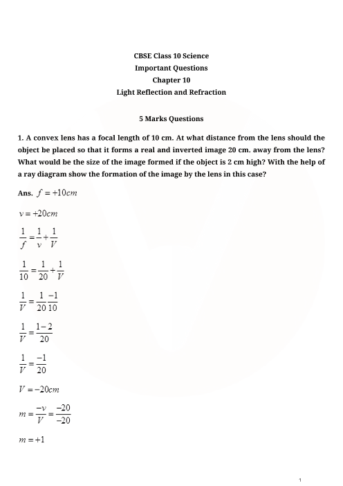 case study questions for class 10 science chapter 10
