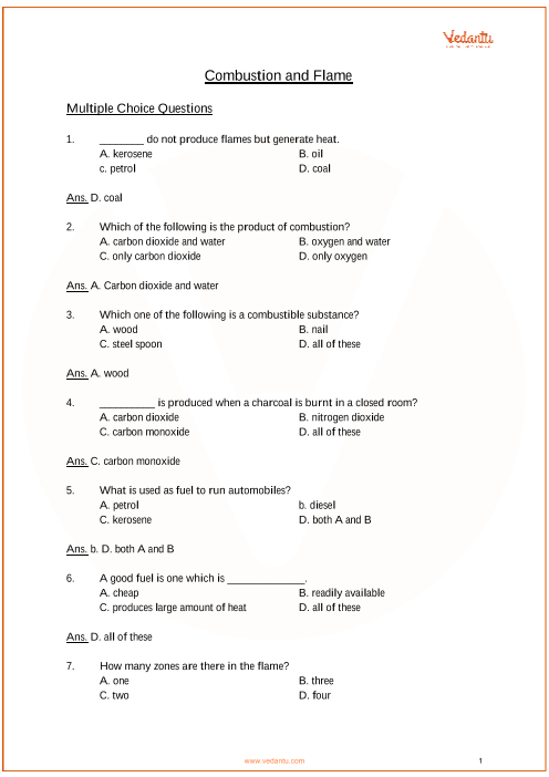important questions for cbse class 8 science chapter 6