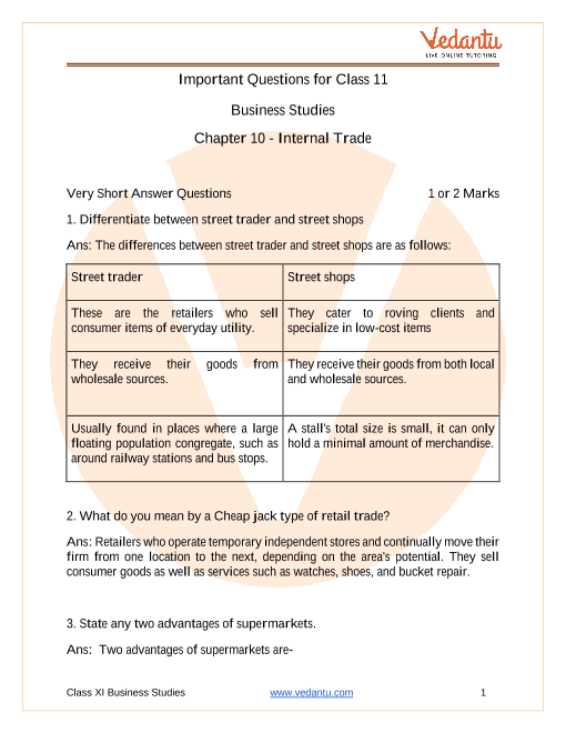 class 11 business studies case study questions pdf chapter 3