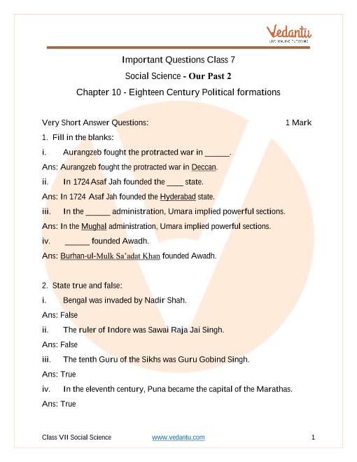case study questions class 7 social science