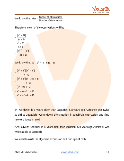 Important Questions for CBSE Class 8 Maths Chapter 8 ...