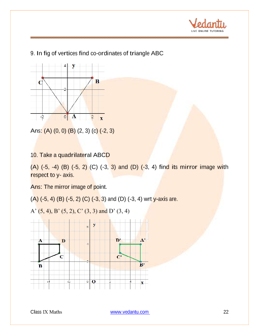 high school co-ordinate geometry with a quadrilateral and two