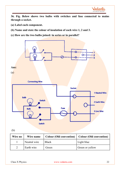 Household Circuits Solutions for ICSE Board Class 10 Physics (Concise -  Selina Publishers)
