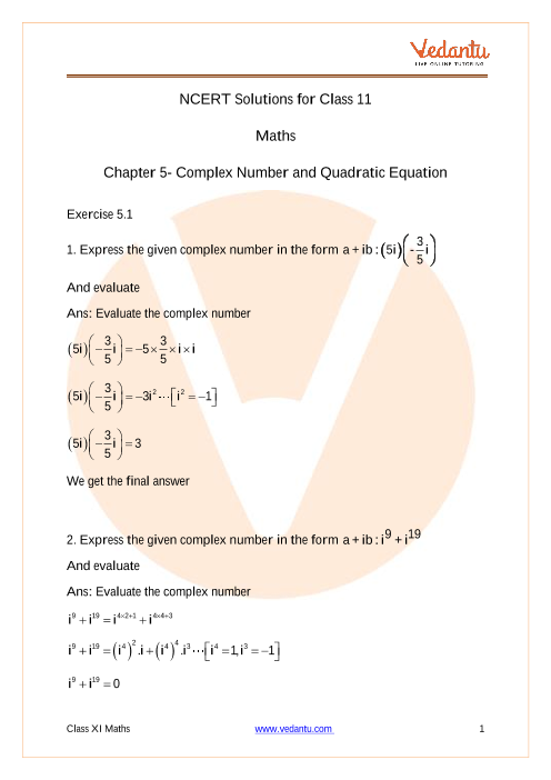 case study questions class 11 maths complex numbers