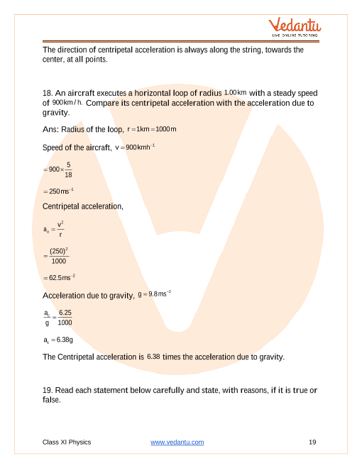 Ncert Solutions For Class 11 Physics Chapter 4 Motion In A Plane