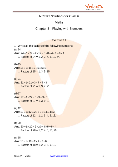 Access NCERT Solutions for Class 6 Maths Chapter 3 – Playing with Numbers part-1