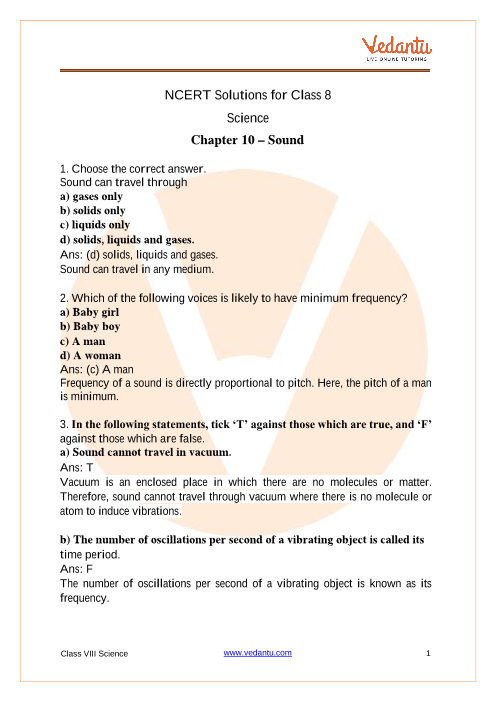 case study questions class 8 science sound