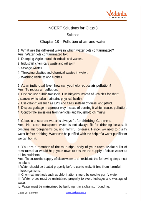 5 types of pollution pdf