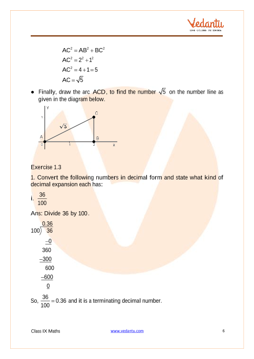 Ncert Solutions Class 9 Maths Chapter 1 Number System
