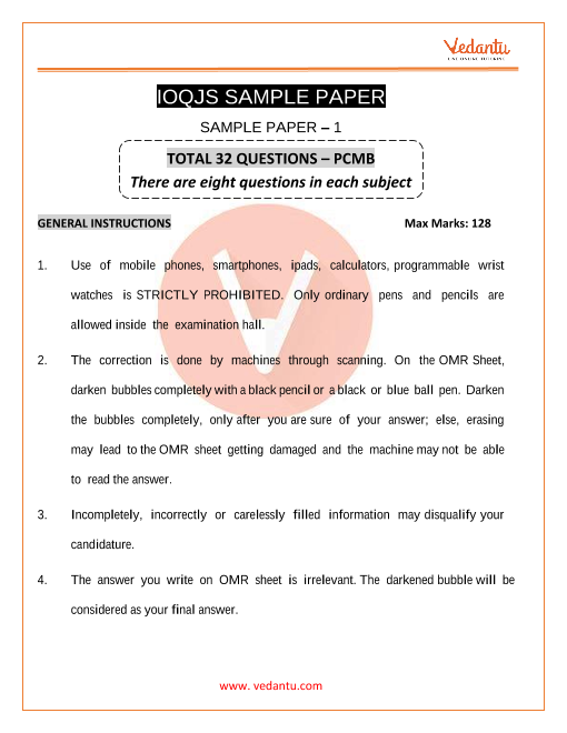 Sample Paper - 1 - IOQJS - Final part-1