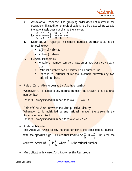 8th class math notes pdf download