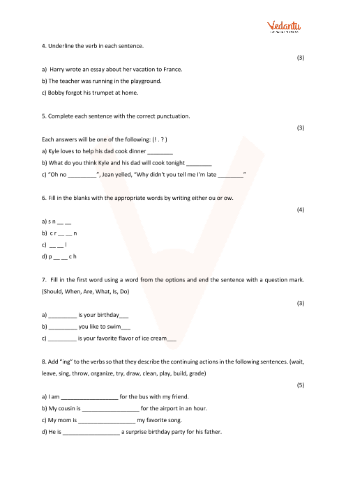 Cbse Sample Papers For Class 2 English With Solutions Mock Paper 1