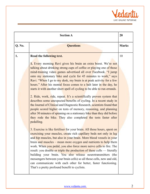 Cbse Sample Paper For Class 9 English Language Literature With Solutions Mock Paper 1