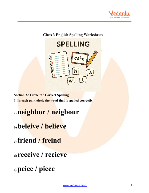 3rd Grade Spelling Worksheets For Kids 3 Boys And A Dog