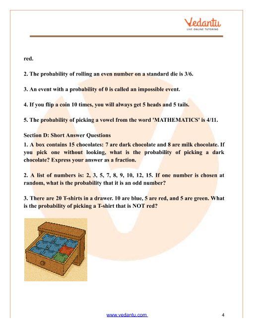 5th Grade Grade 5 Probability Worksheets Kidsworksheetfun
