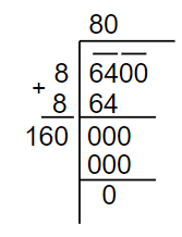 Find The Square Root Of The Number 6400 Class 9 Maths Cbse