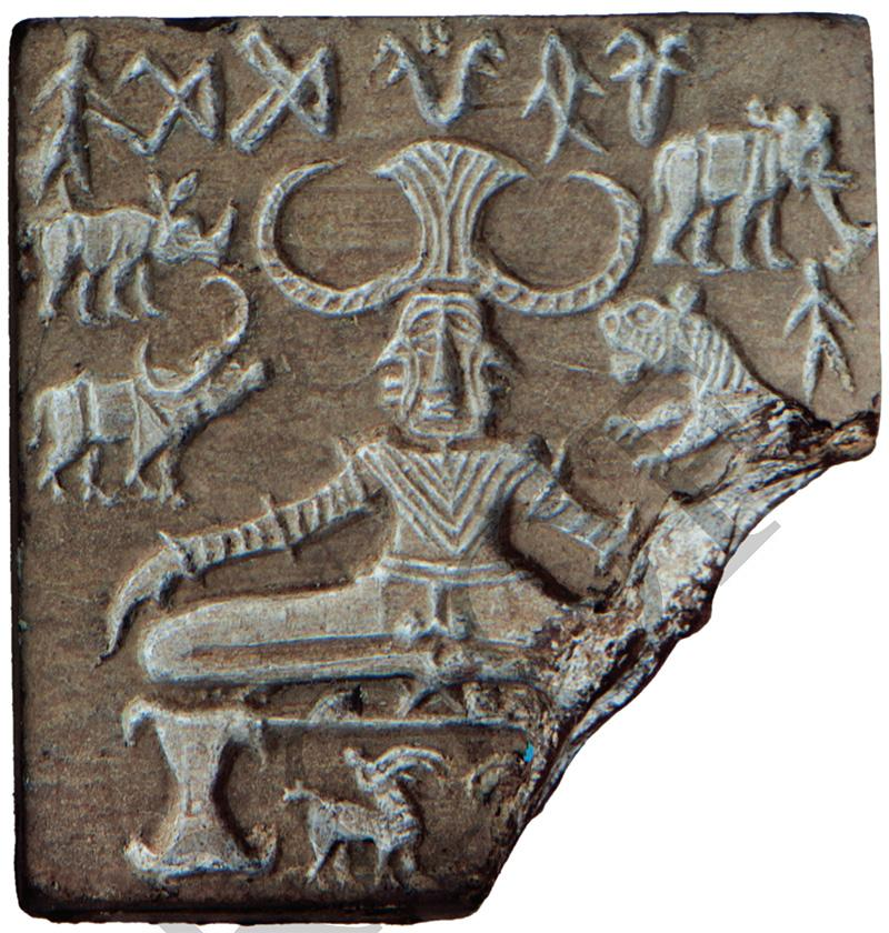 Figure of the god that was depicted in the seal of Indus Valley People is  ___A. AgniB. IndraC. CarinaD. Pashupati