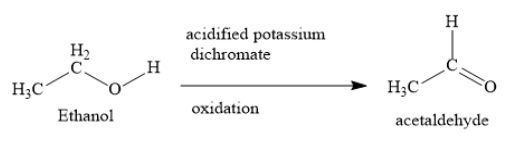 Ethanol On Reaction Of Acidified Potassium Dichromate Class 12 Chemistry Cbse