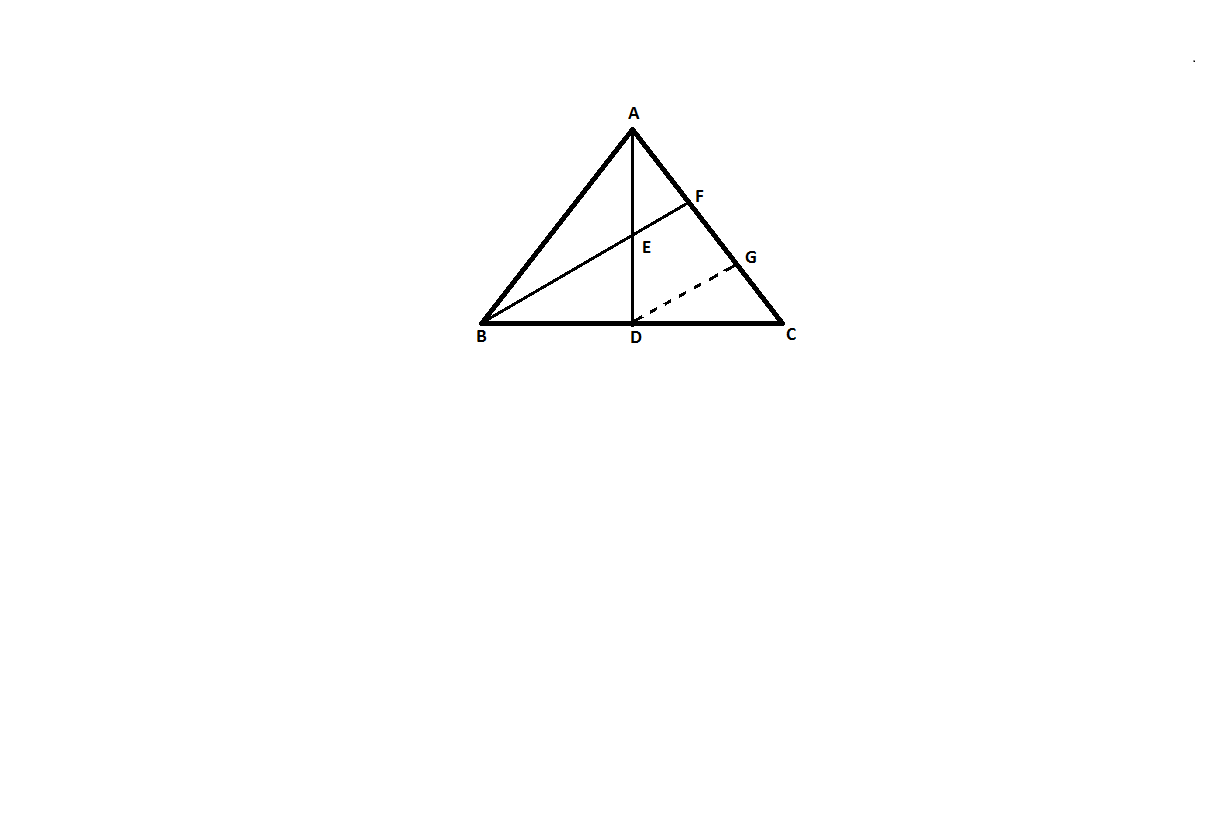 In A Triangle Abc Ad Is A Median And E Is The Midpoint