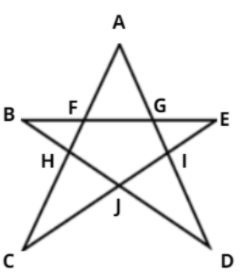 How many triangles are there in the diagram given below?\n \n \n \n \n ...