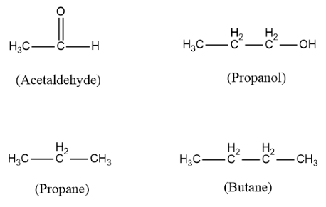 Which molecule can exhibit keto-enol tautomerism?(A) Acetaldehyde(B ...