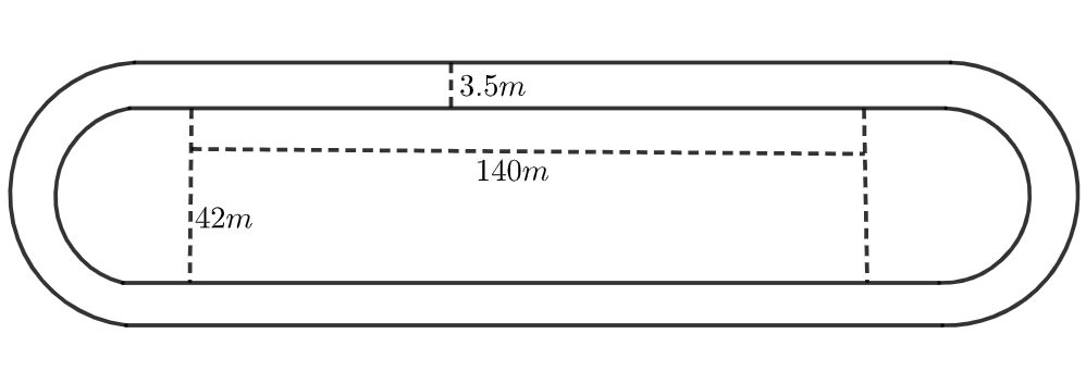 Computomarx Sample Drawing  Track and field Running track 4 x 400m