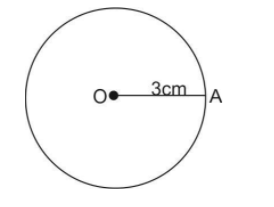 Draw a circle having radius 3cm Draw a chord XY 5cm class 9 maths CBSE