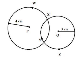 In The Diagram P Is The Centre Of The Circle With Radius Class 9 Maths Cbse