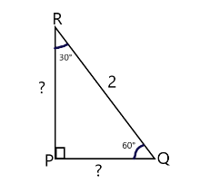 Using 30 60 90 Degree Triangle Theorem Find The Shortest Class 8 Maths Cbse
