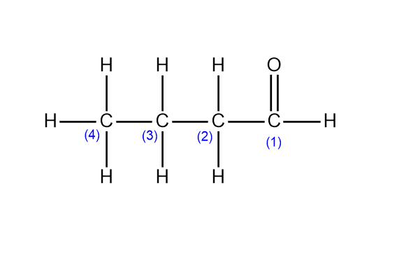 butanal structural formula