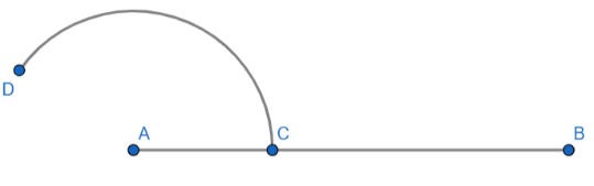 Using ruler and compass only, construct a triangle ABC, having AB = 47 ...