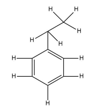 The number of benzylic hydrogen atoms in ethyl benzene is:(A) 3(B) 5(C ...