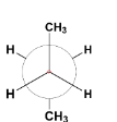 In the following the most stable conformation of n-butane is:A.\n \n \n ...