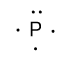 How do you draw the Lewis structure of ${\\text{P}}$?