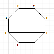 Draw a rough sketch of hexagon, heptagon, octagon.