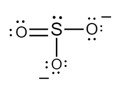 What are the formal charges on each atom in sulphite, $ SO_3^{2 ...