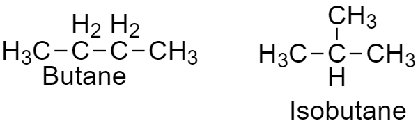 What is the chain isomer of ${C_4}{H_{10}}$?