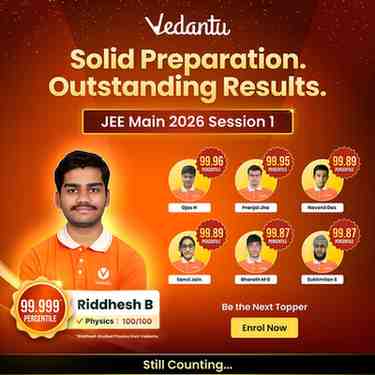 JEE Main 2026 Session 1 Results: Vedantu Top Percentile Students