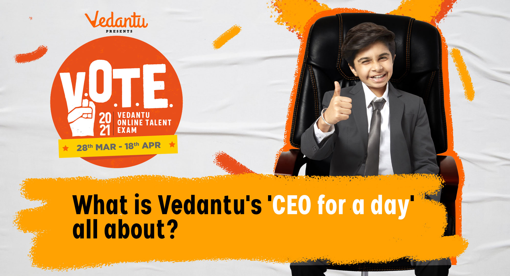 What is Vedantu's 'CEO for a Day' Programme all about?