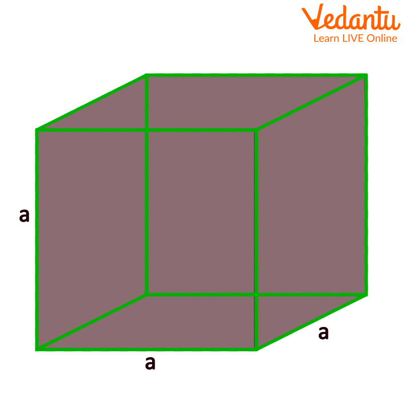 3D Representation Of Cube