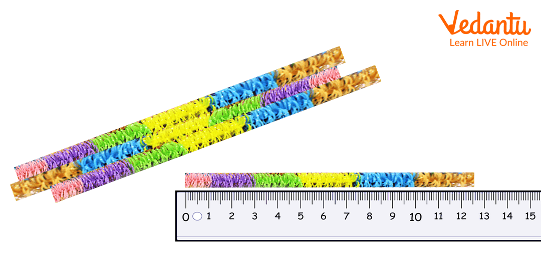 Measure the length using pipe cleaners