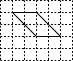 Parallelogram in the slab of the square boxes