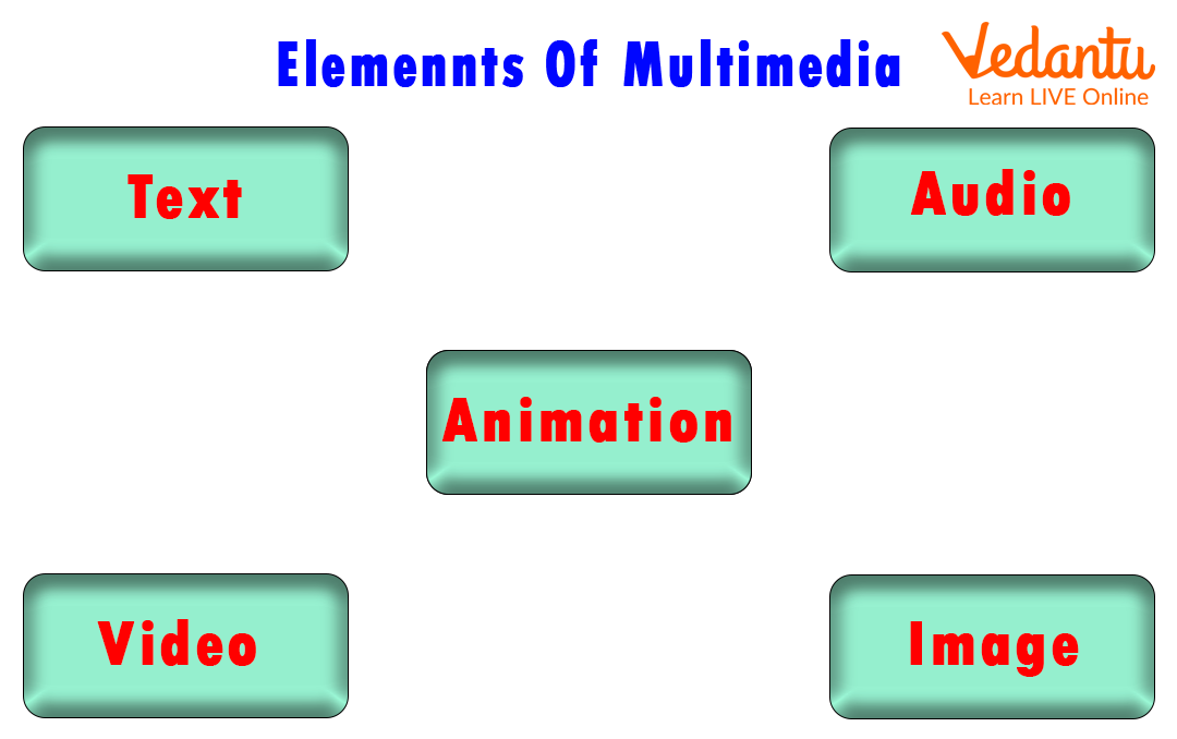 What are the 5 types of multimedia?