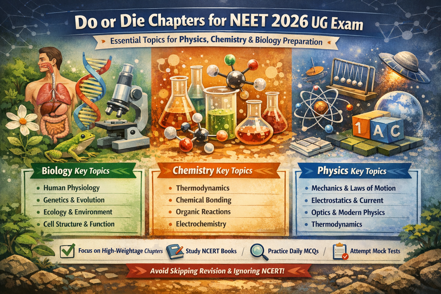 Do or Die Chapters for NEET UG Exam
